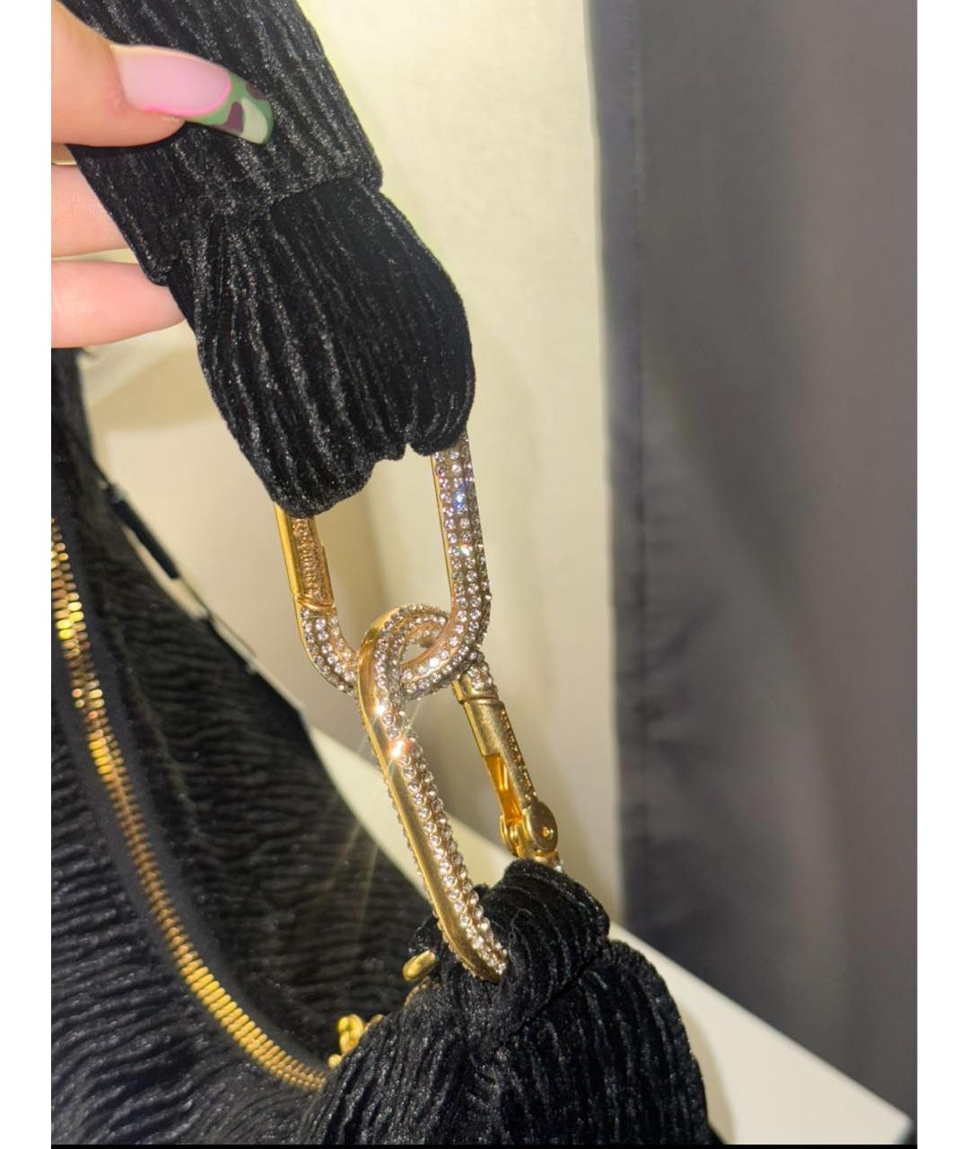 JUICY COUTURE Черная тканевая сумка с короткими ручками, фото 3