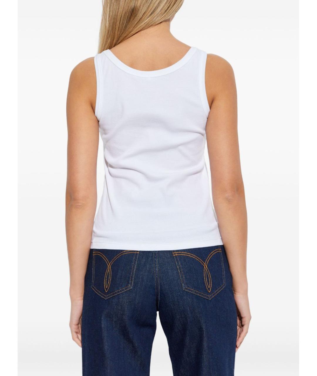 VERSACE Белая хлопковая майка, фото 3