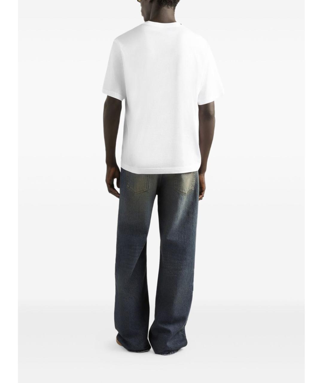 DOLCE&GABBANA Белая хлопковая футболка, фото 2