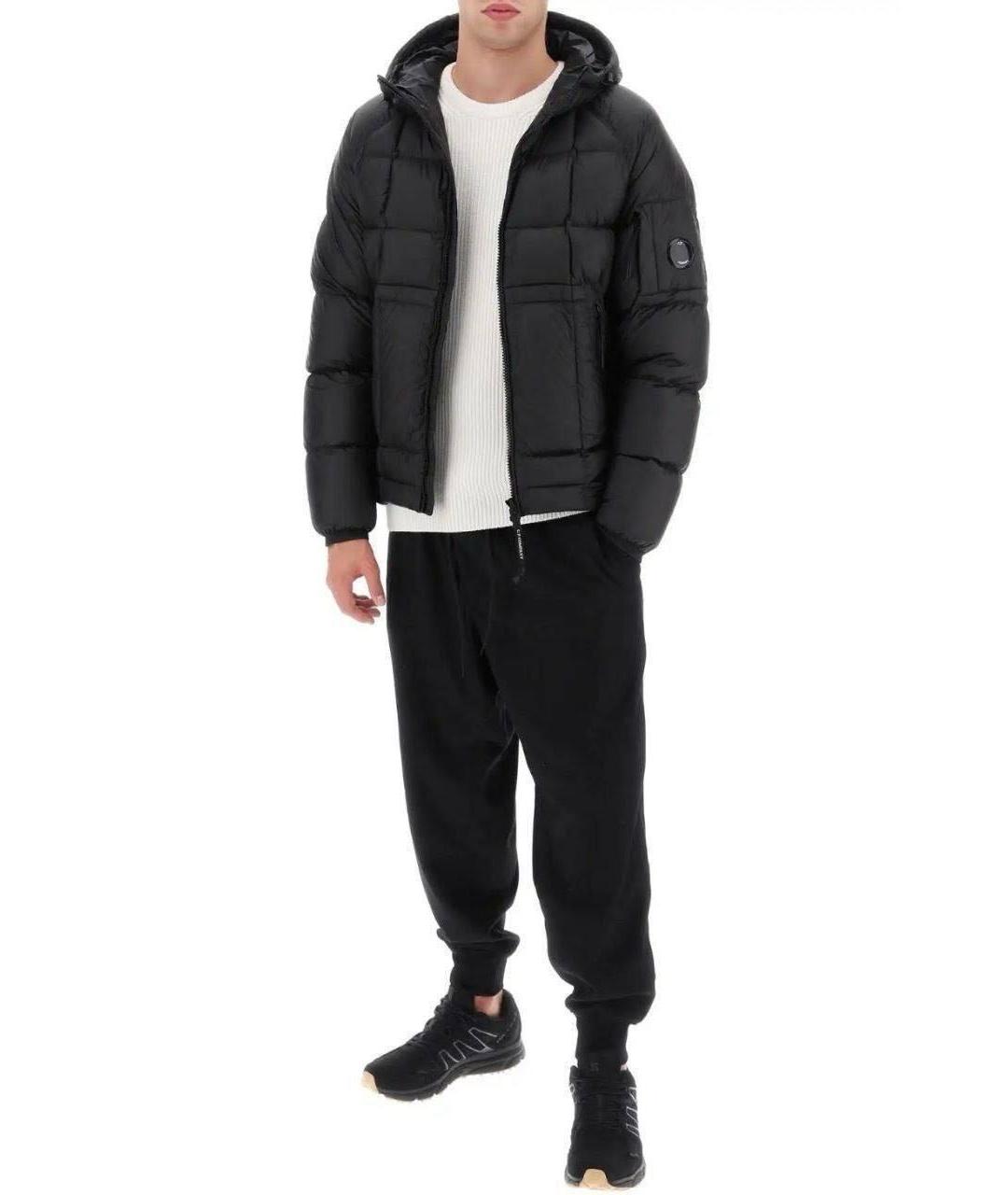 CP COMPANY Черный полиамидовый пуховик, фото 3