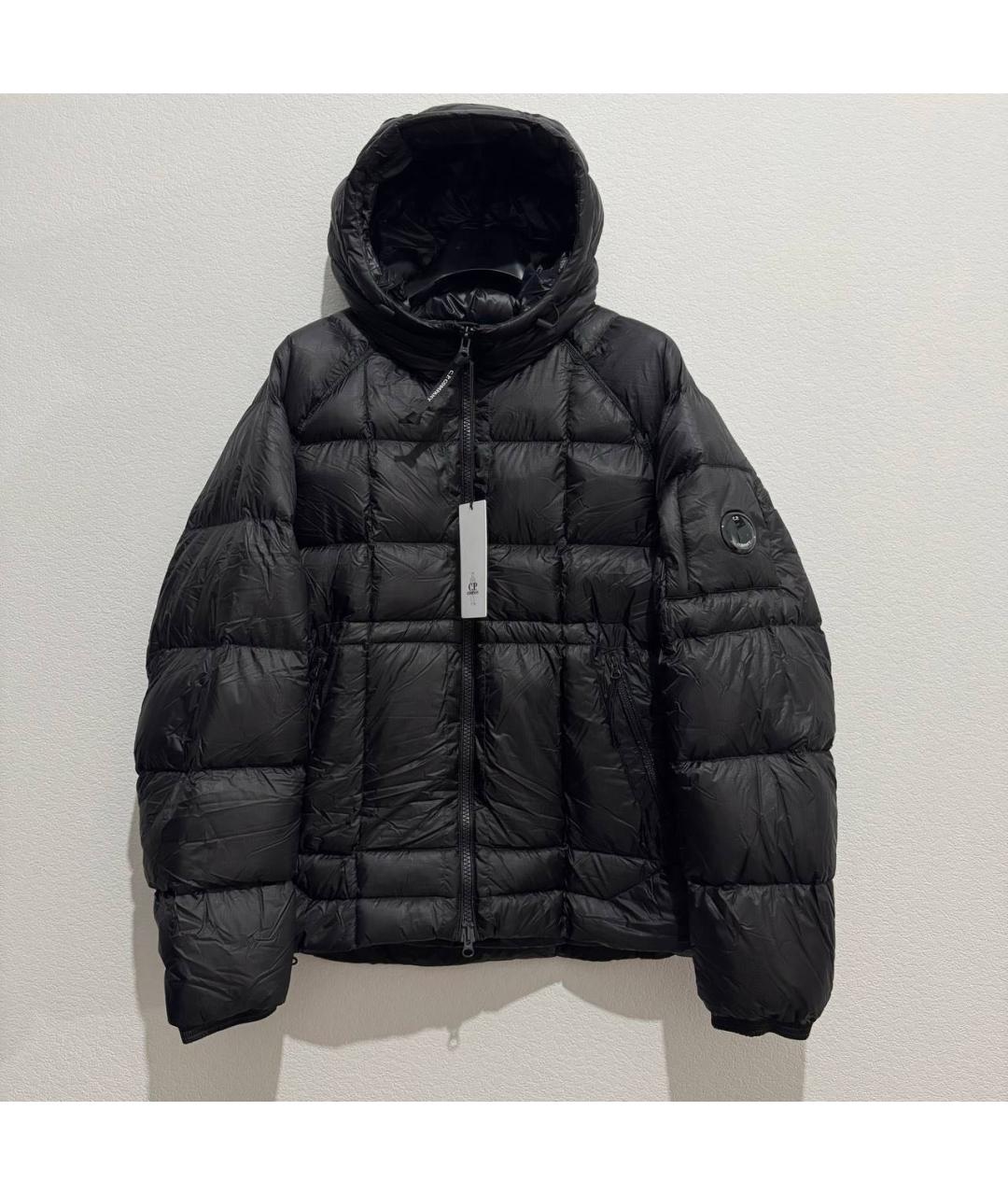 CP COMPANY Черный полиамидовый пуховик, фото 4