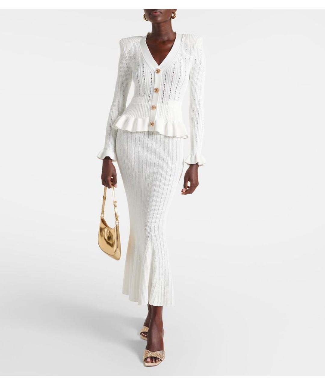 SELF-PORTRAIT Белое коктейльное платье, фото 5