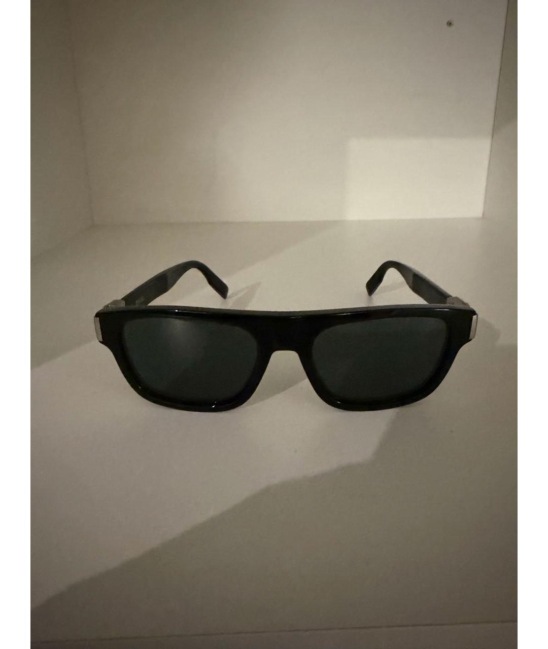 CHRISTIAN DIOR Черные пластиковые солнцезащитные очки, фото 6