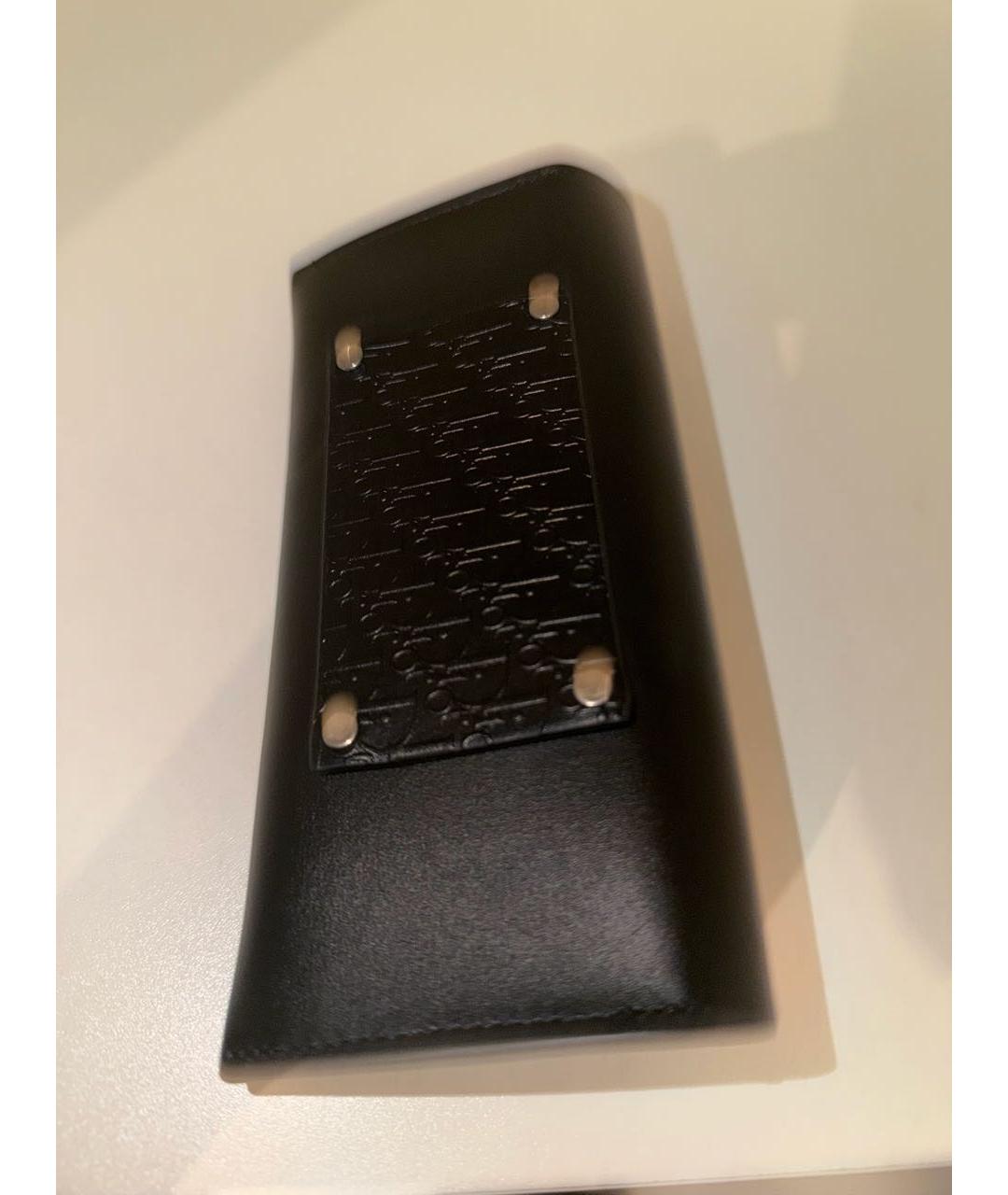 CHRISTIAN DIOR Черные пластиковые солнцезащитные очки, фото 5