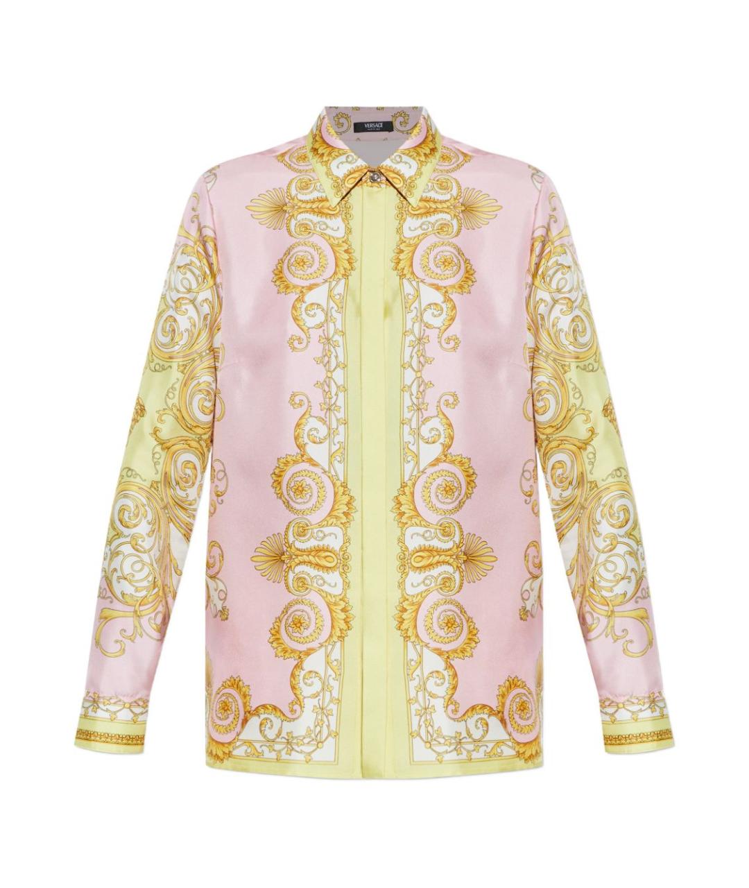 VERSACE Мульти шелковая рубашка, фото 1