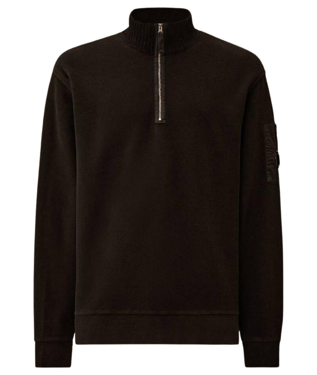 CP COMPANY Черный хлопковый джемпер / свитер, фото 1