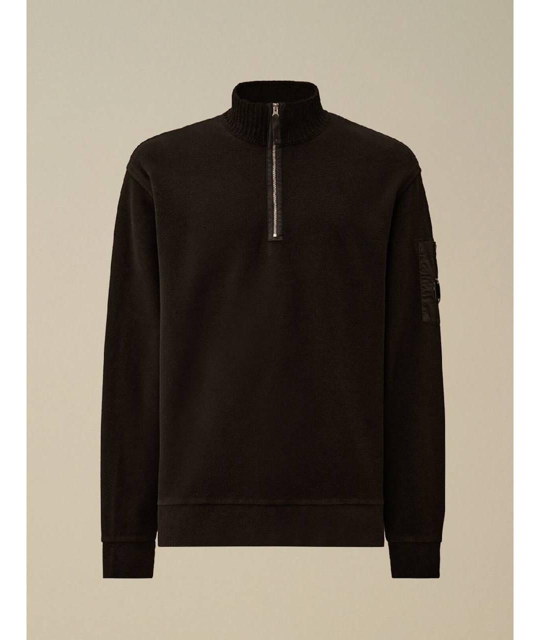 CP COMPANY Черный хлопковый джемпер / свитер, фото 7