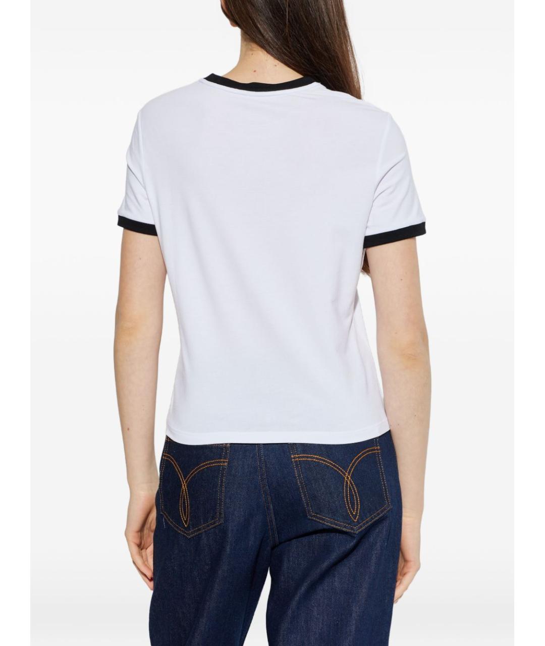 VERSACE Белая вискозная футболка, фото 4