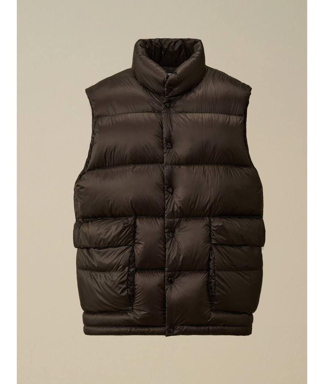 CP COMPANY Черный полиамидовый жилет, фото 7