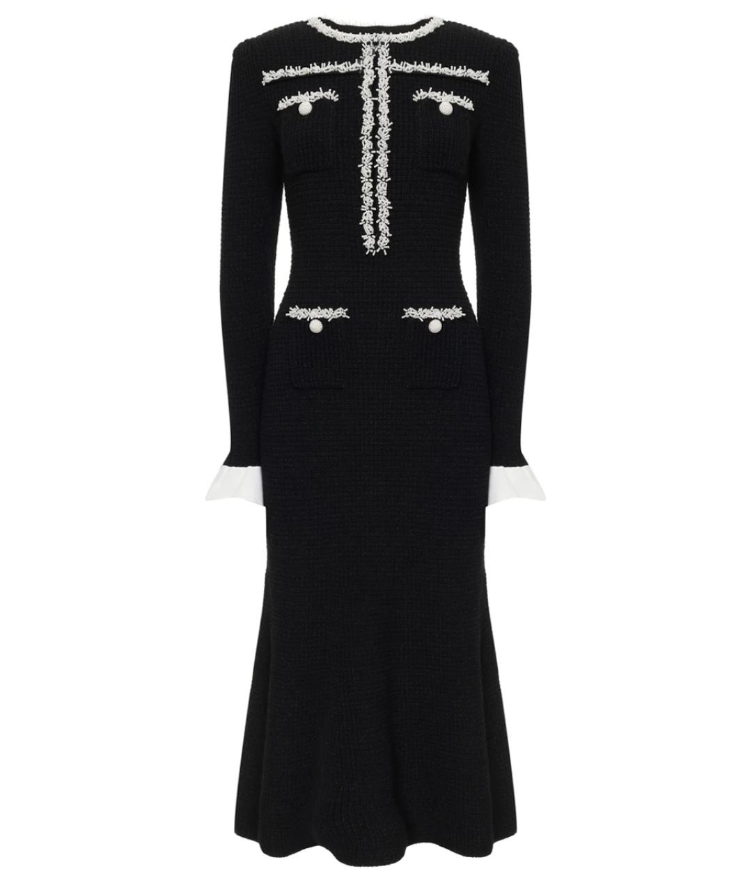 SELF-PORTRAIT Черное коктейльное платье, фото 1