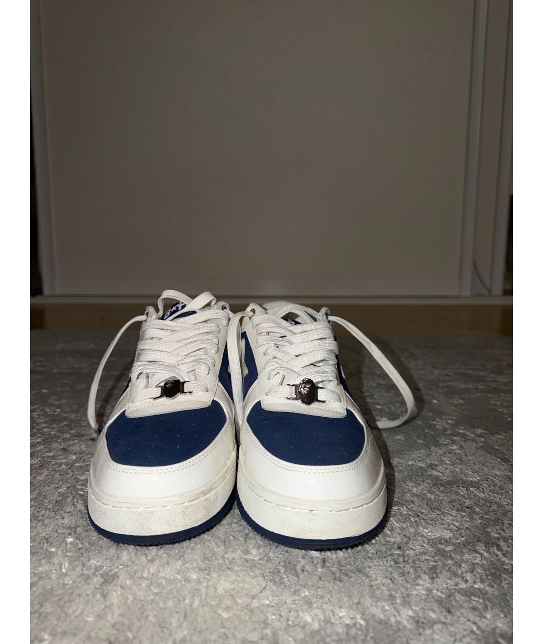 A BATHING APE Белые низкие кроссовки / кеды, фото 2