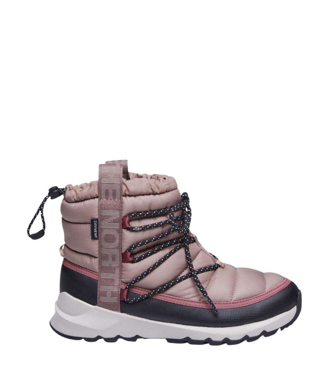 THE NORTH FACE Розовые синтетические полусапоги, фото 1