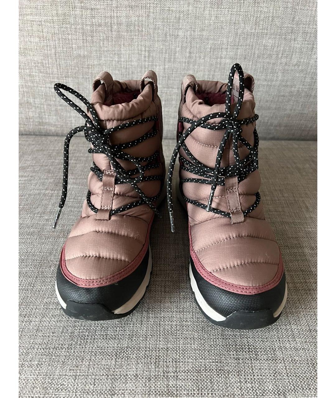 THE NORTH FACE Розовые синтетические полусапоги, фото 4