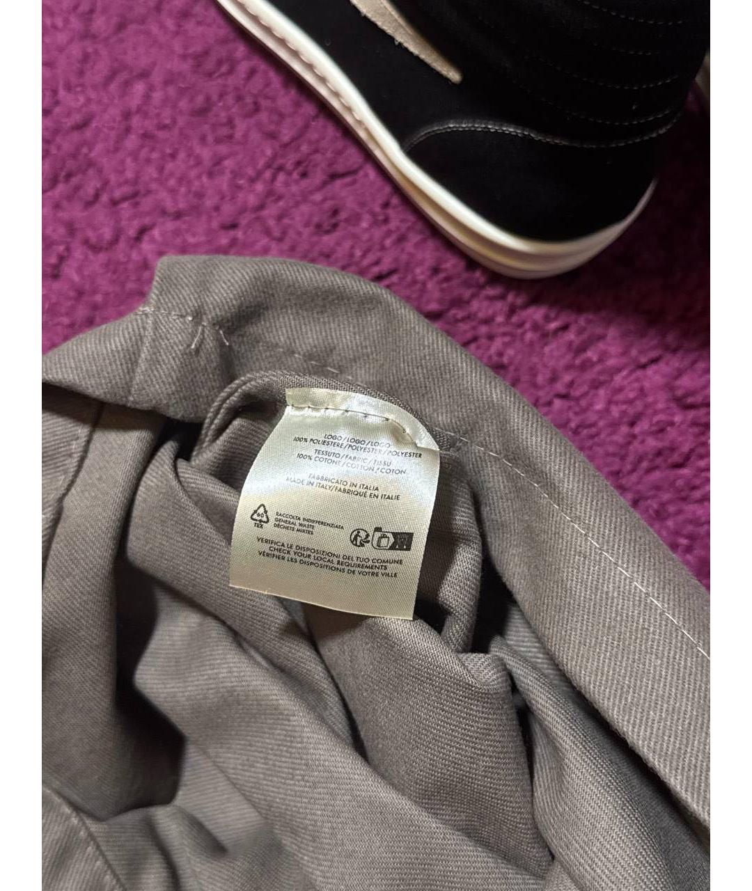 RICK OWENS Мульти текстильные высокие кроссовки / кеды, фото 6