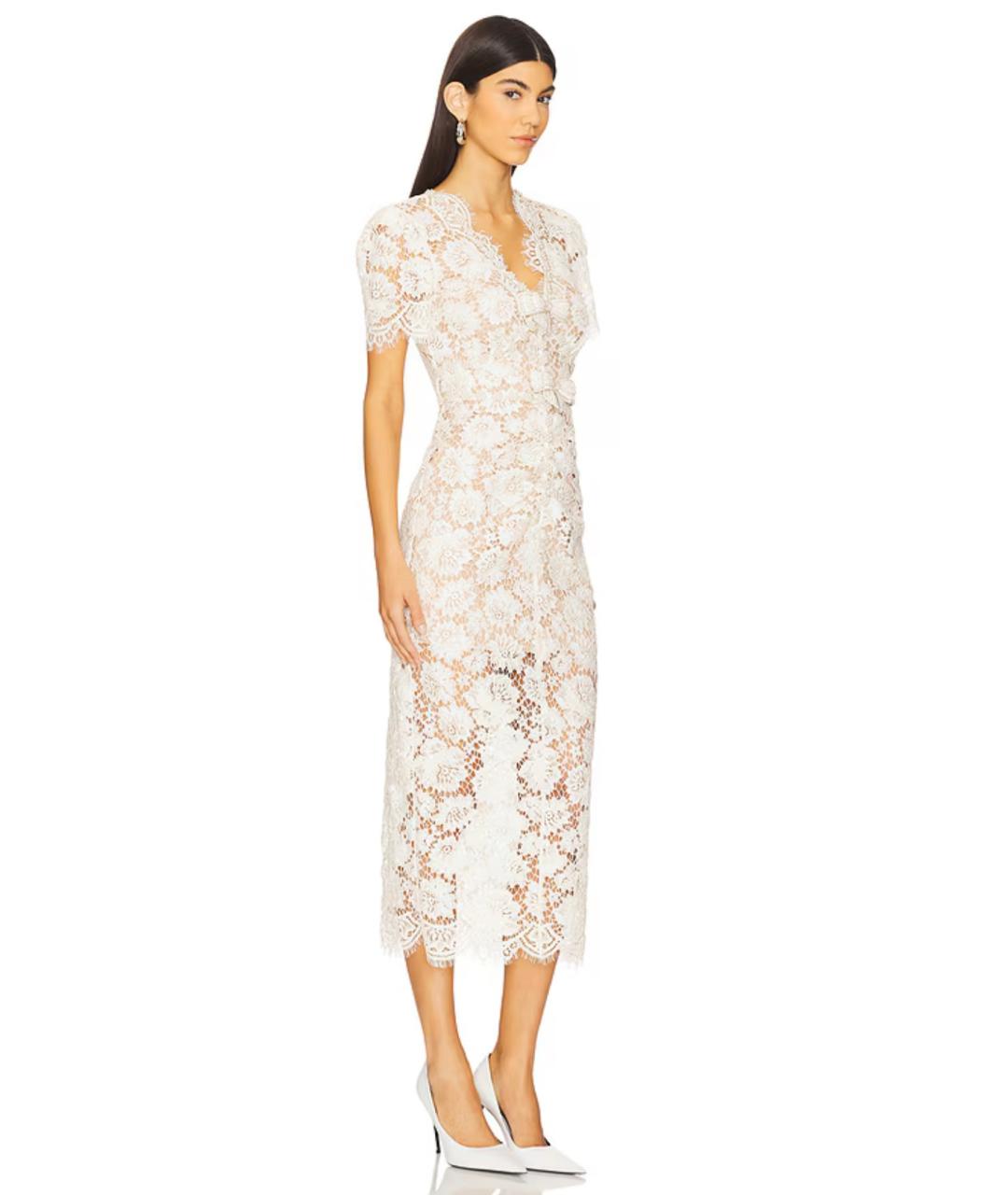 SELF-PORTRAIT Бежевое коктейльное платье, фото 8