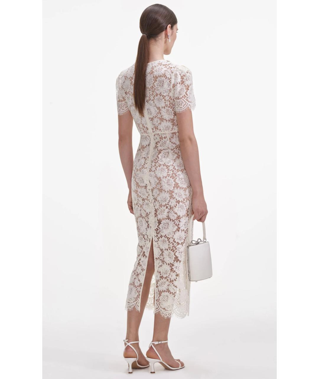 SELF-PORTRAIT Бежевое коктейльное платье, фото 4