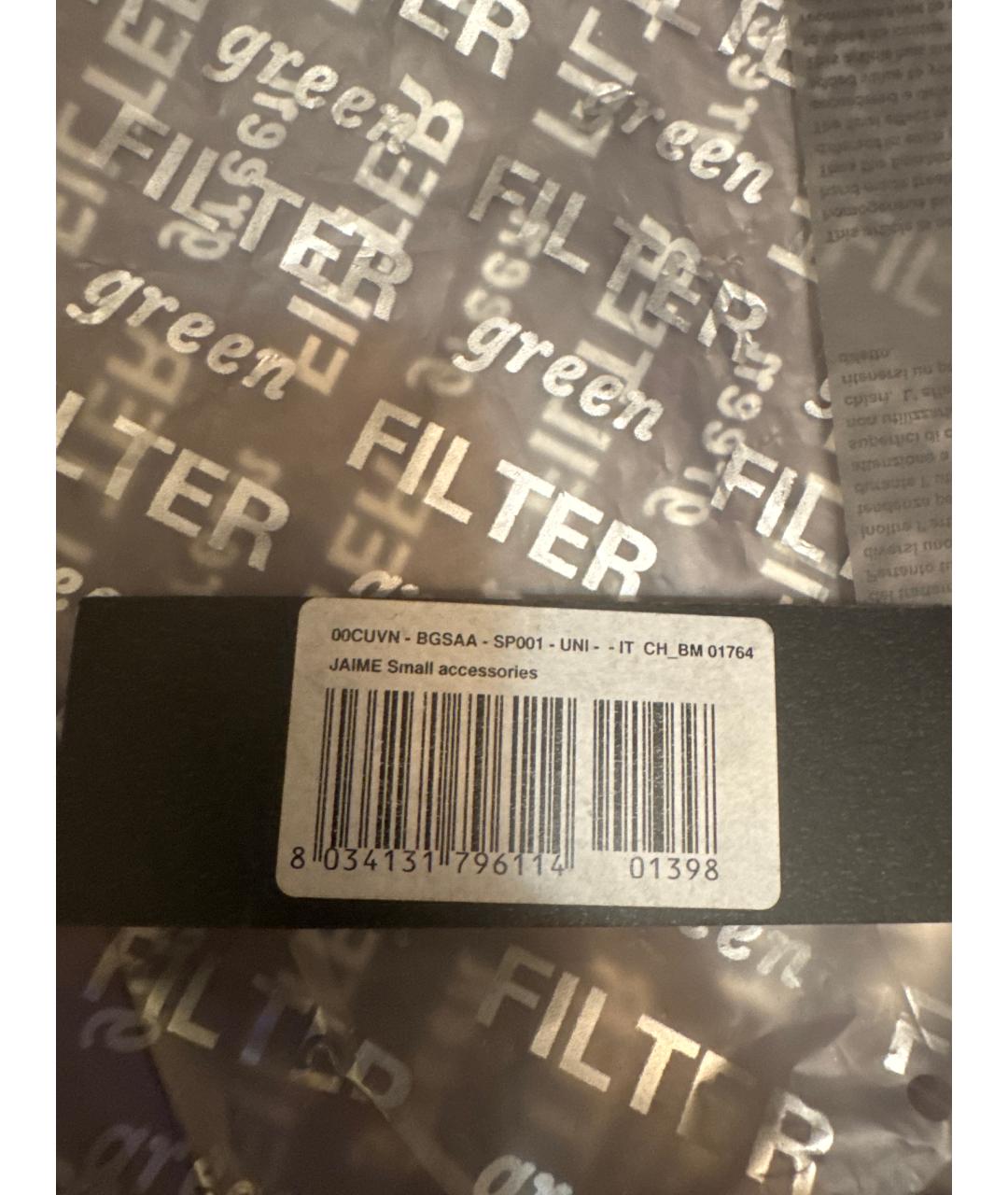 DIESEL BLACK GOLD Черная кожаная цепочка/подвеска, фото 3