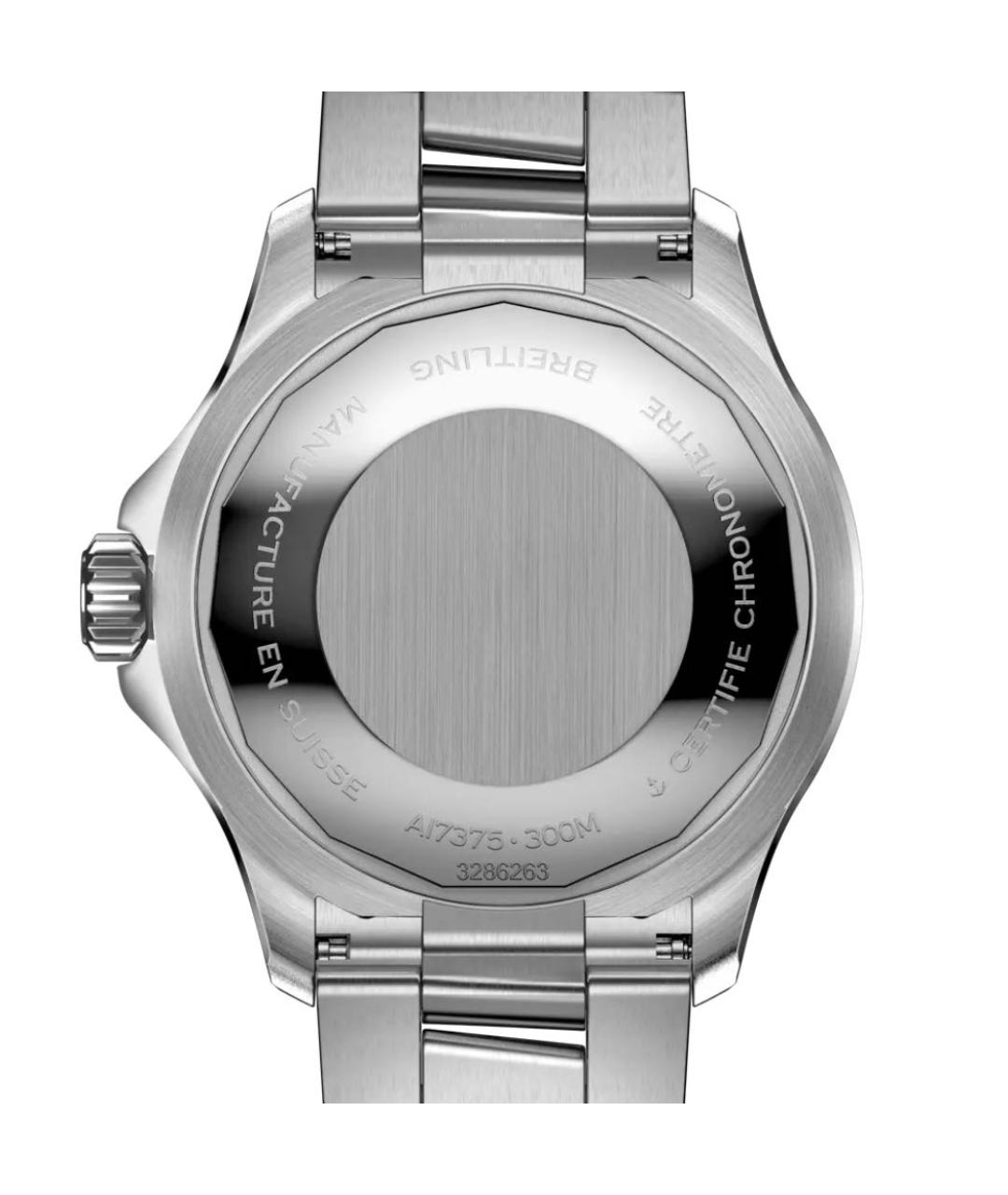 BREITLING SUPEROCEAN Серебряные металлические часы, фото 4