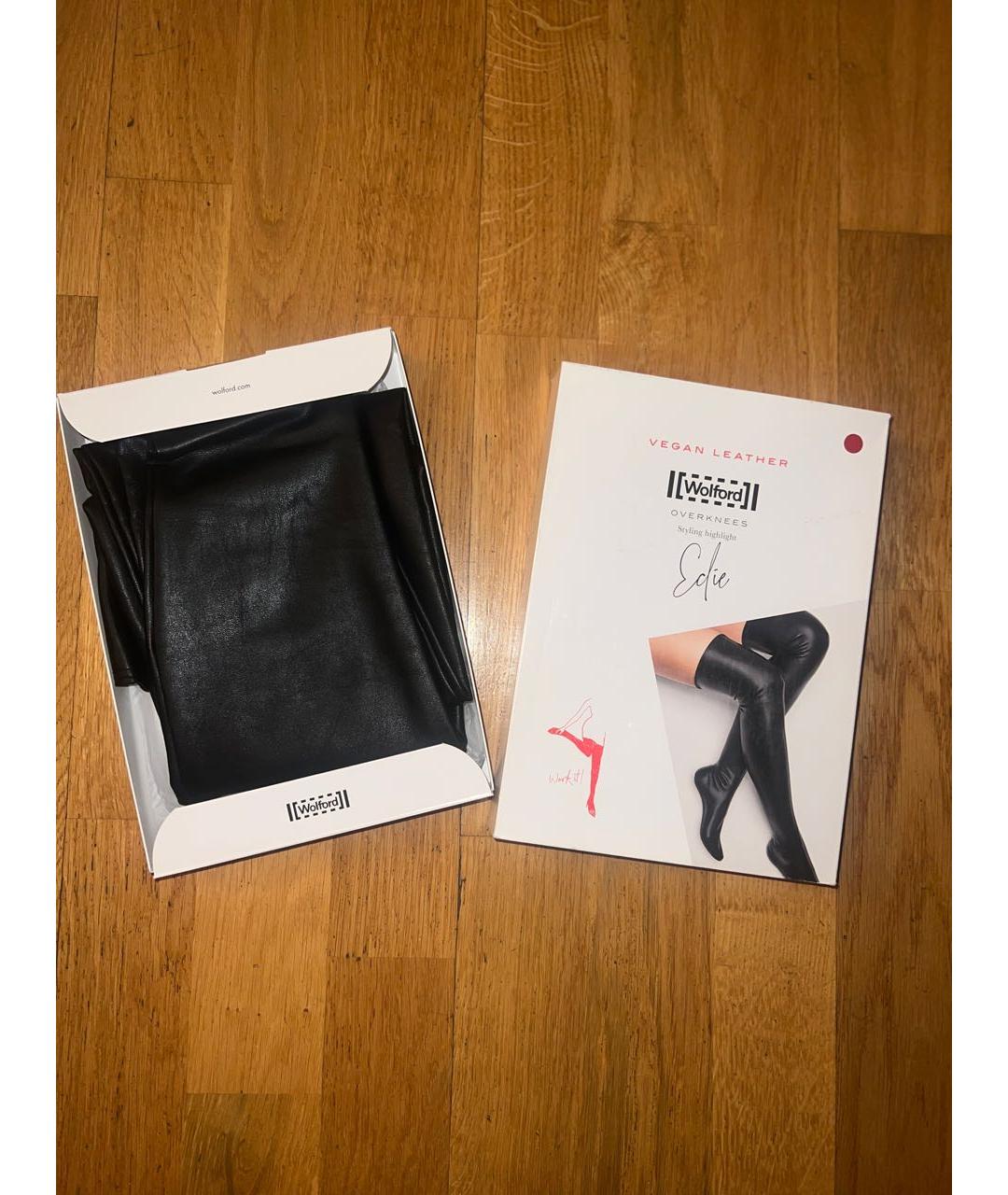 WOLFORD Черные носки, чулки и колготы, фото 5