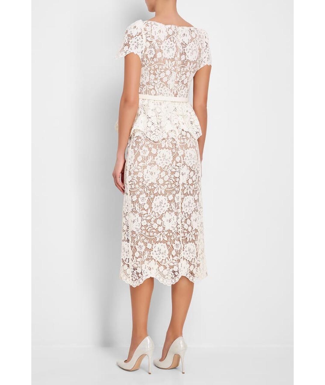 SELF-PORTRAIT Бежевое коктейльное платье, фото 9