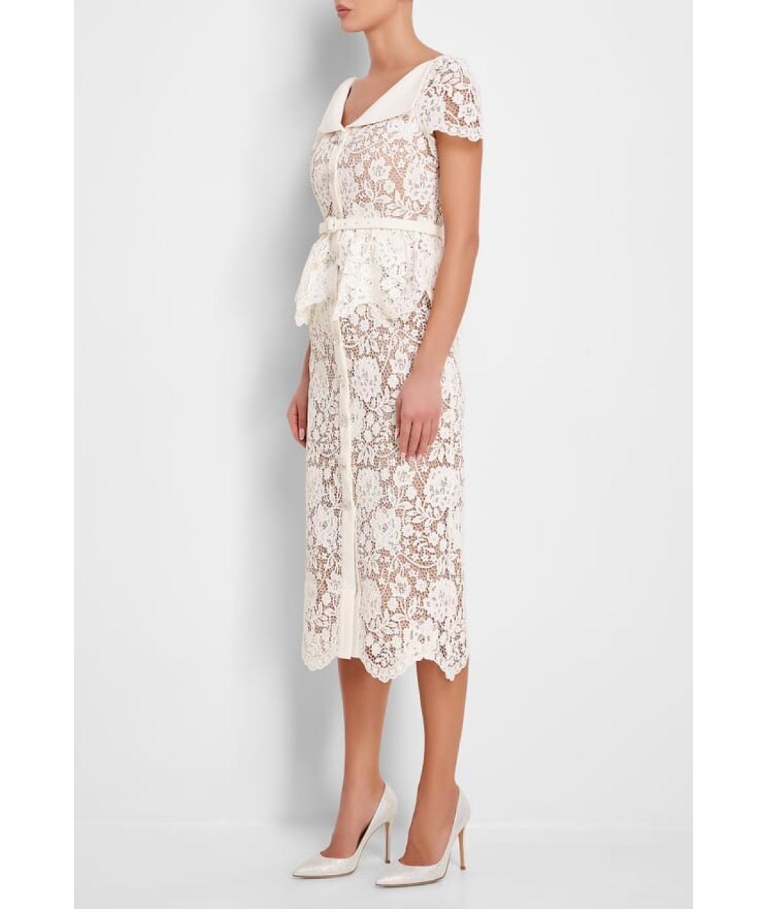 SELF-PORTRAIT Бежевое коктейльное платье, фото 8