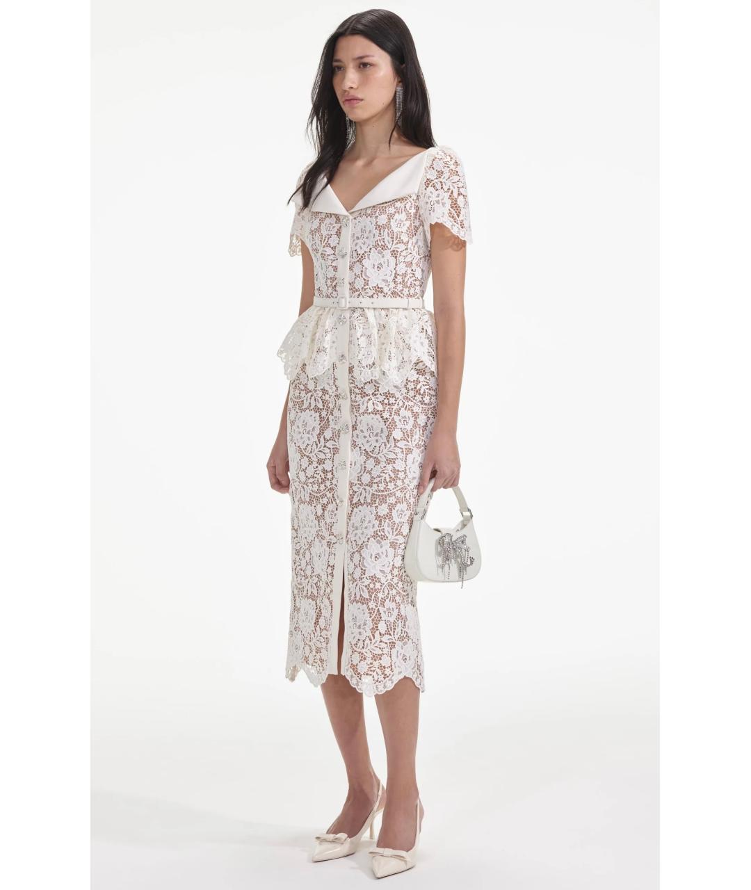 SELF-PORTRAIT Бежевое коктейльное платье, фото 3