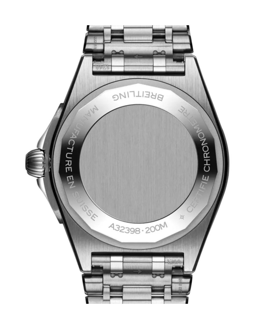 BREITLING Серебряные металлические часы, фото 2