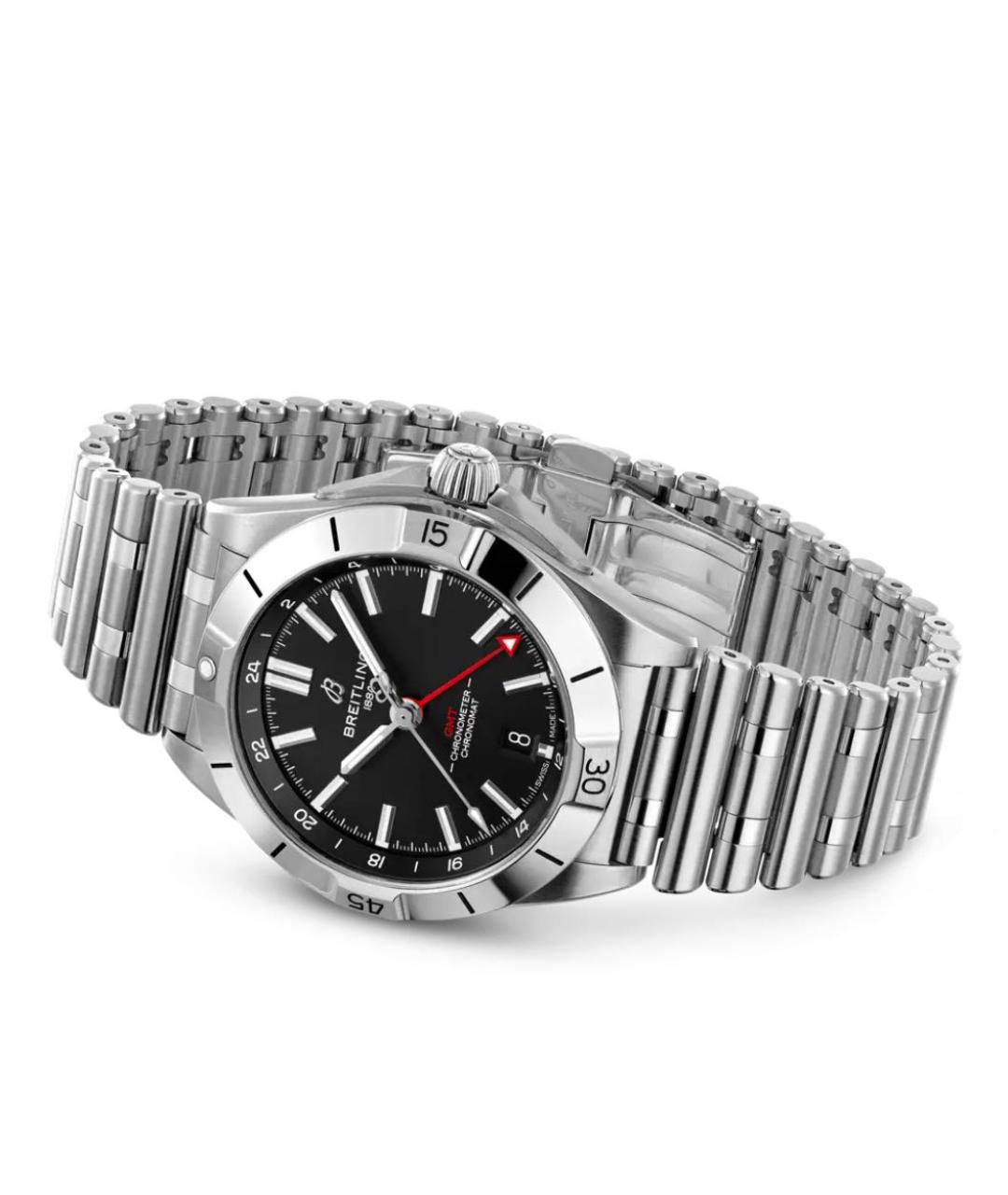 BREITLING Серебряные металлические часы, фото 4