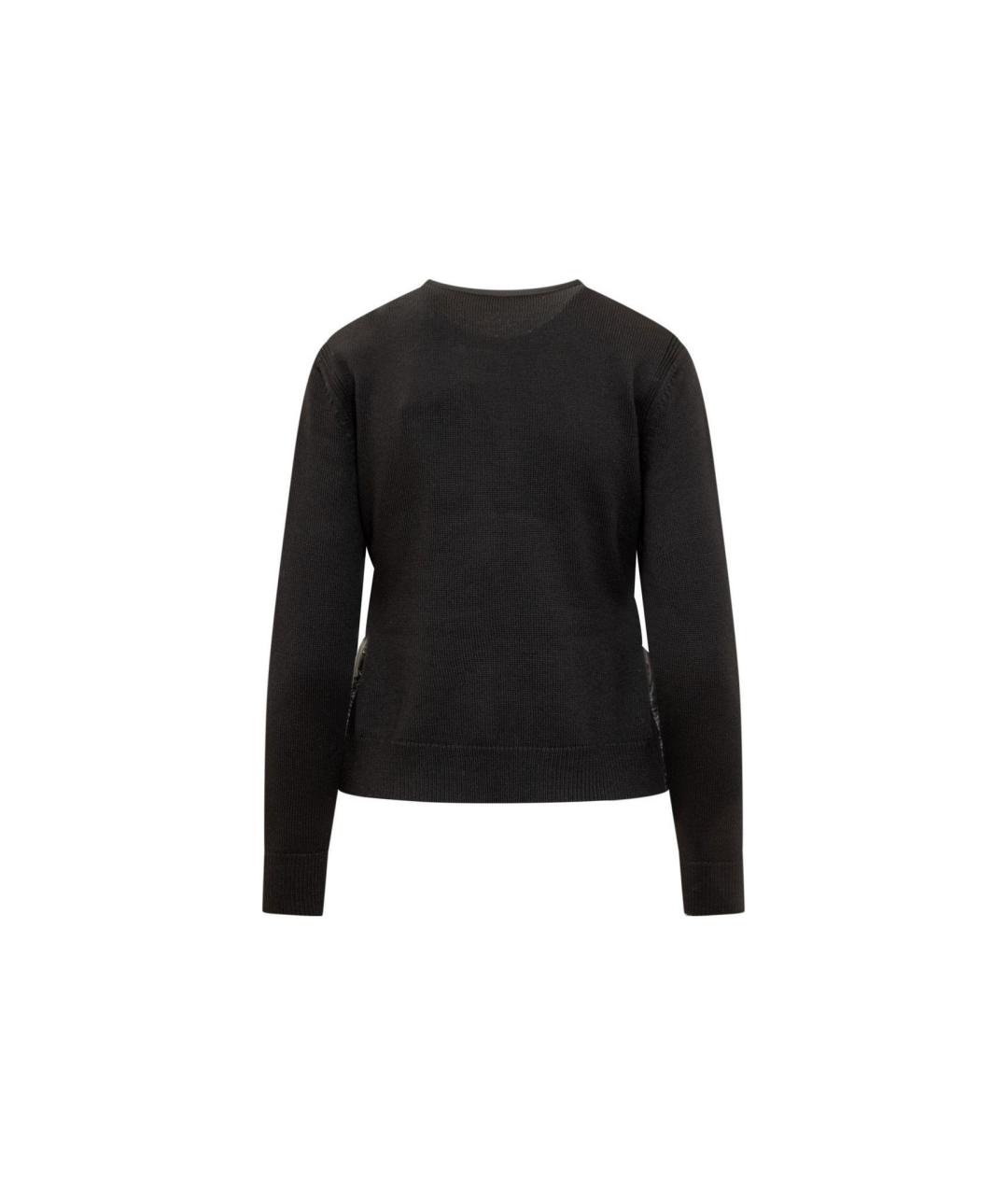 MONCLER Черный пуховик, фото 2