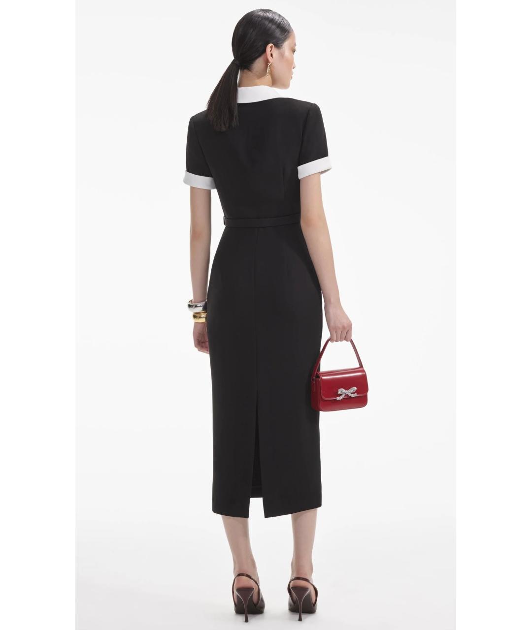 SELF-PORTRAIT Черное коктейльное платье, фото 7