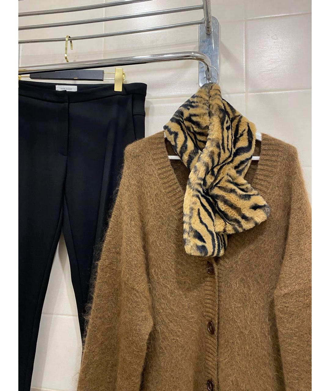 ACNE STUDIOS Коричневый шерстяной кардиган, фото 2