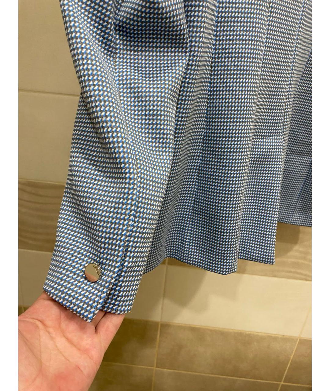 LIU JO Голубой хлопковый жакет/пиджак, фото 8