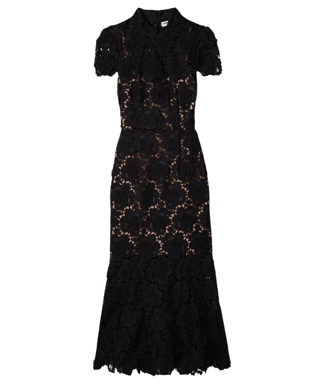 SELF-PORTRAIT Черное коктейльное платье, фото 1