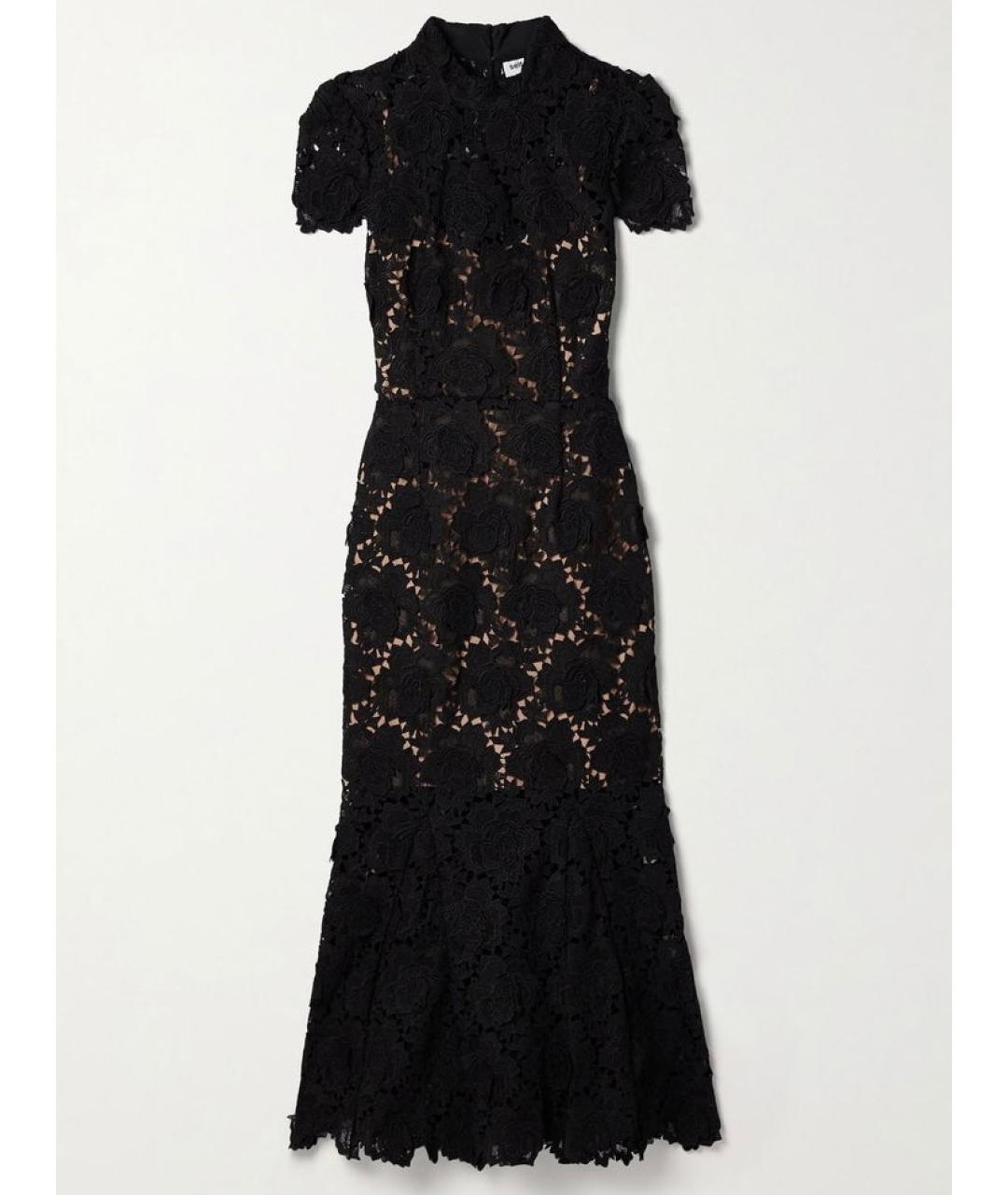 SELF-PORTRAIT Черное коктейльное платье, фото 5