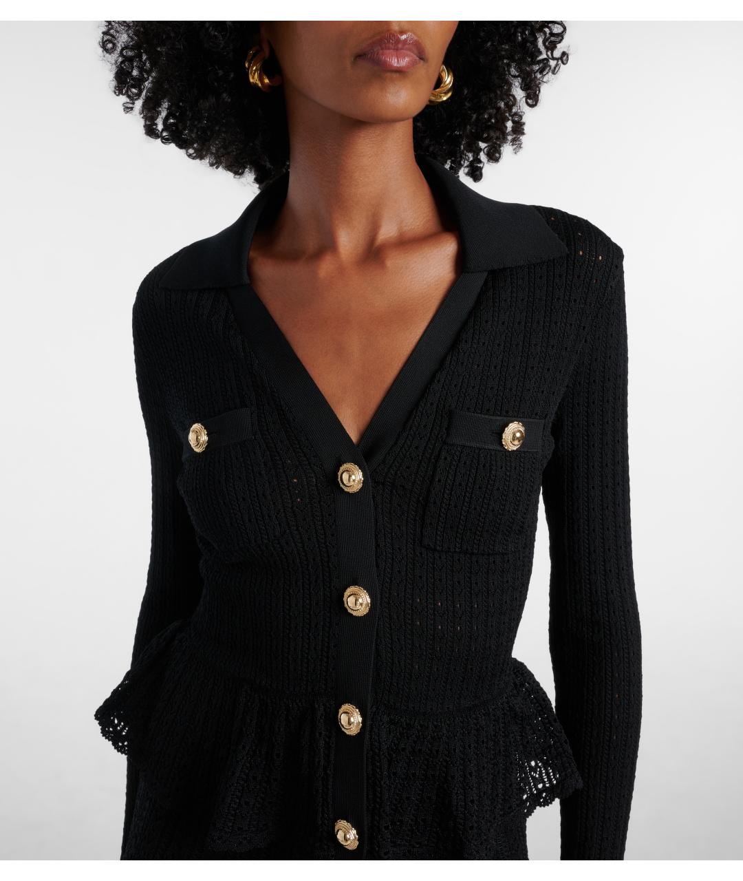 SELF-PORTRAIT Черное коктейльное платье, фото 7