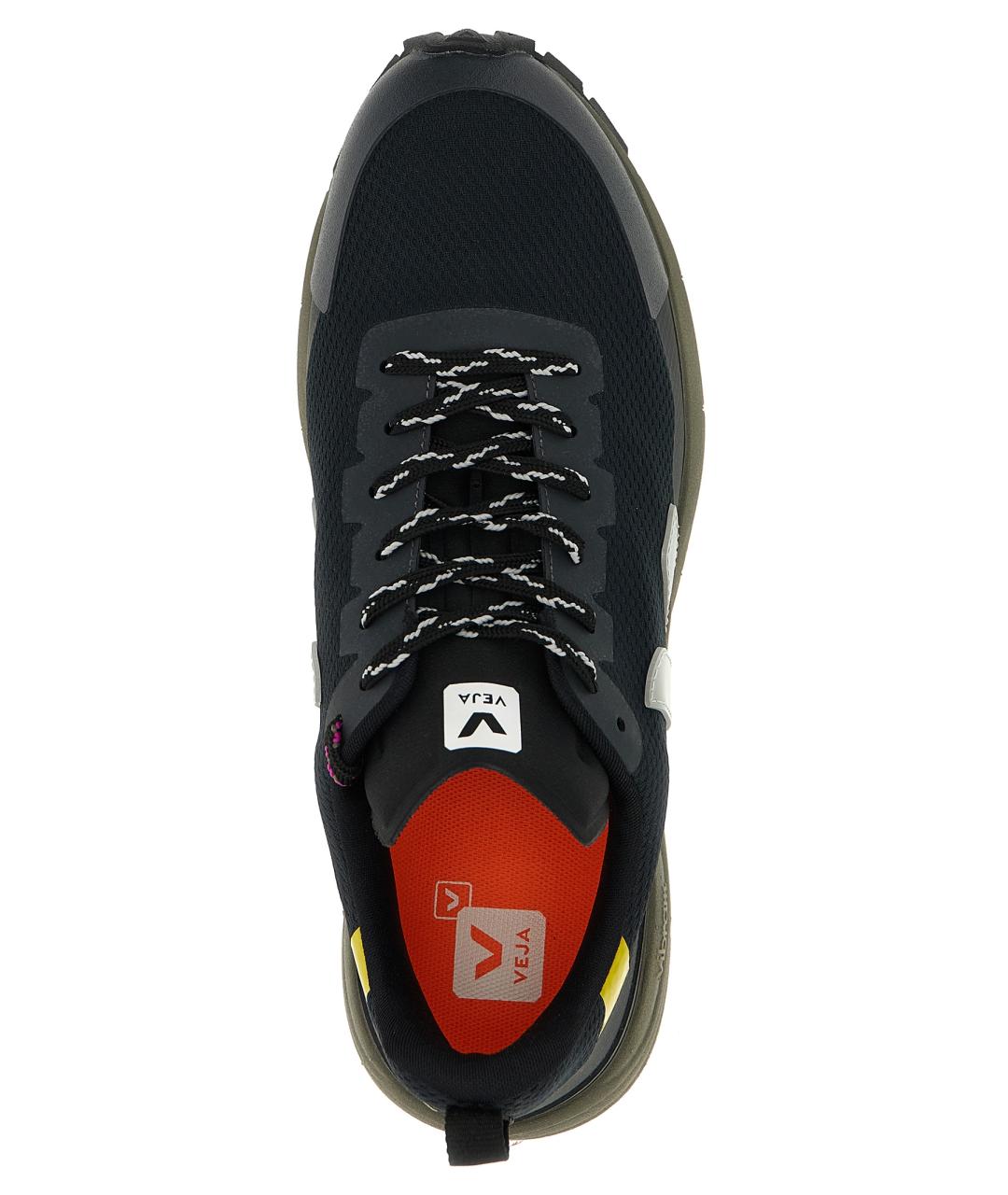 VEJA Черные текстильные кроссовки, фото 4