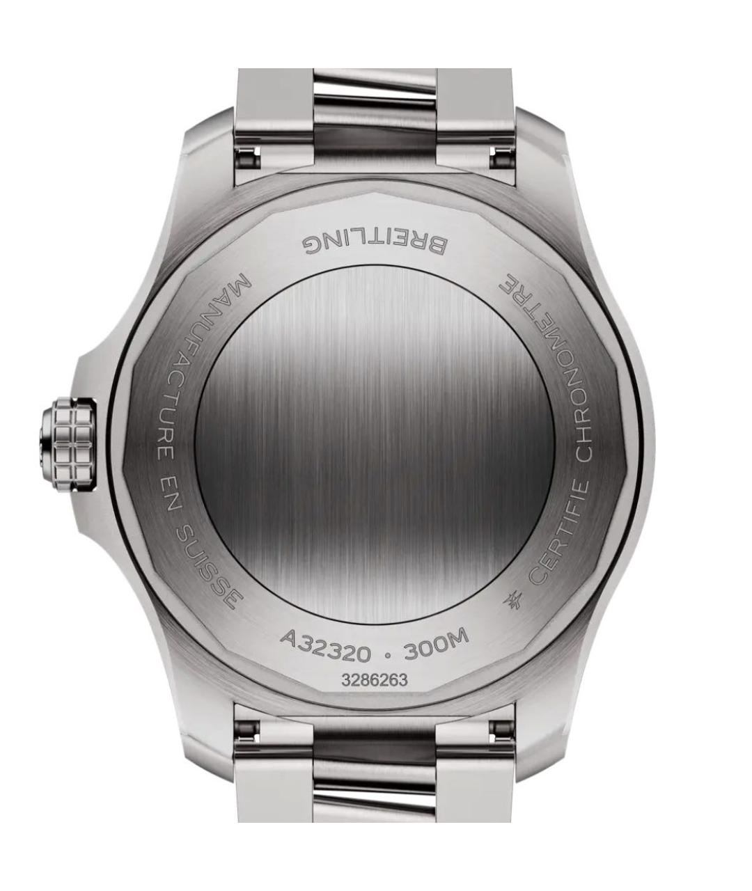BREITLING Серебряные металлические часы, фото 4