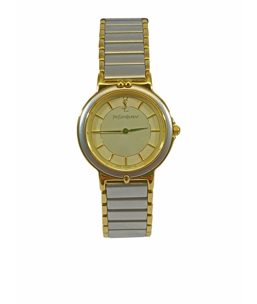 SAINT LAURENT Серебряные металлические часы, фото 10