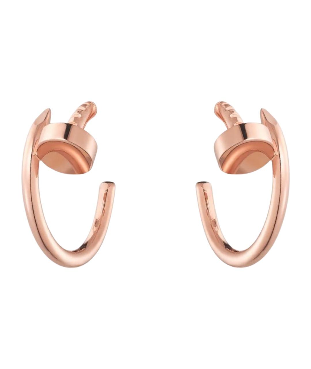 CARTIER Золотые серьги из розового золота, фото 1