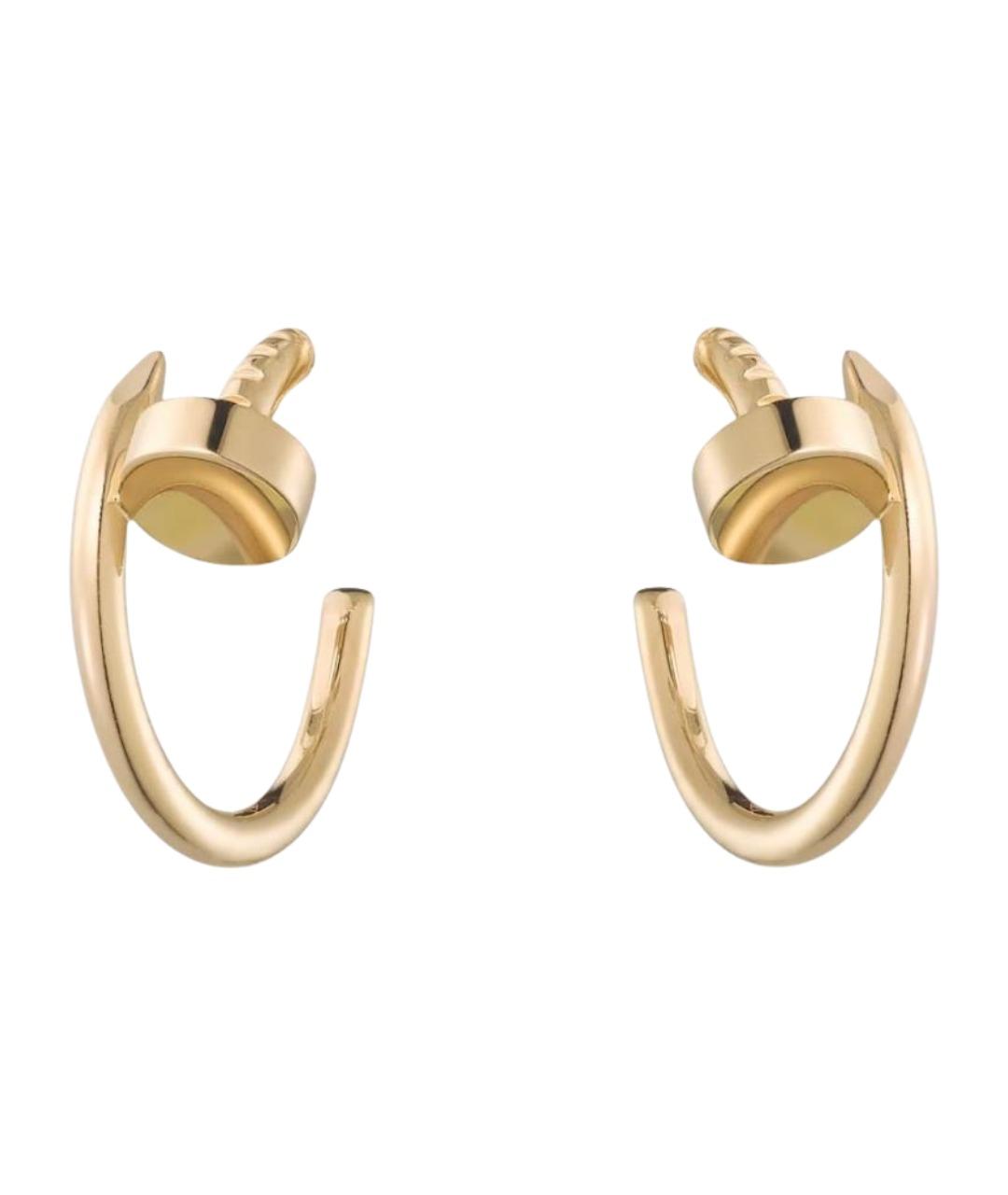 CARTIER Золотые серьги из желтого золота, фото 1