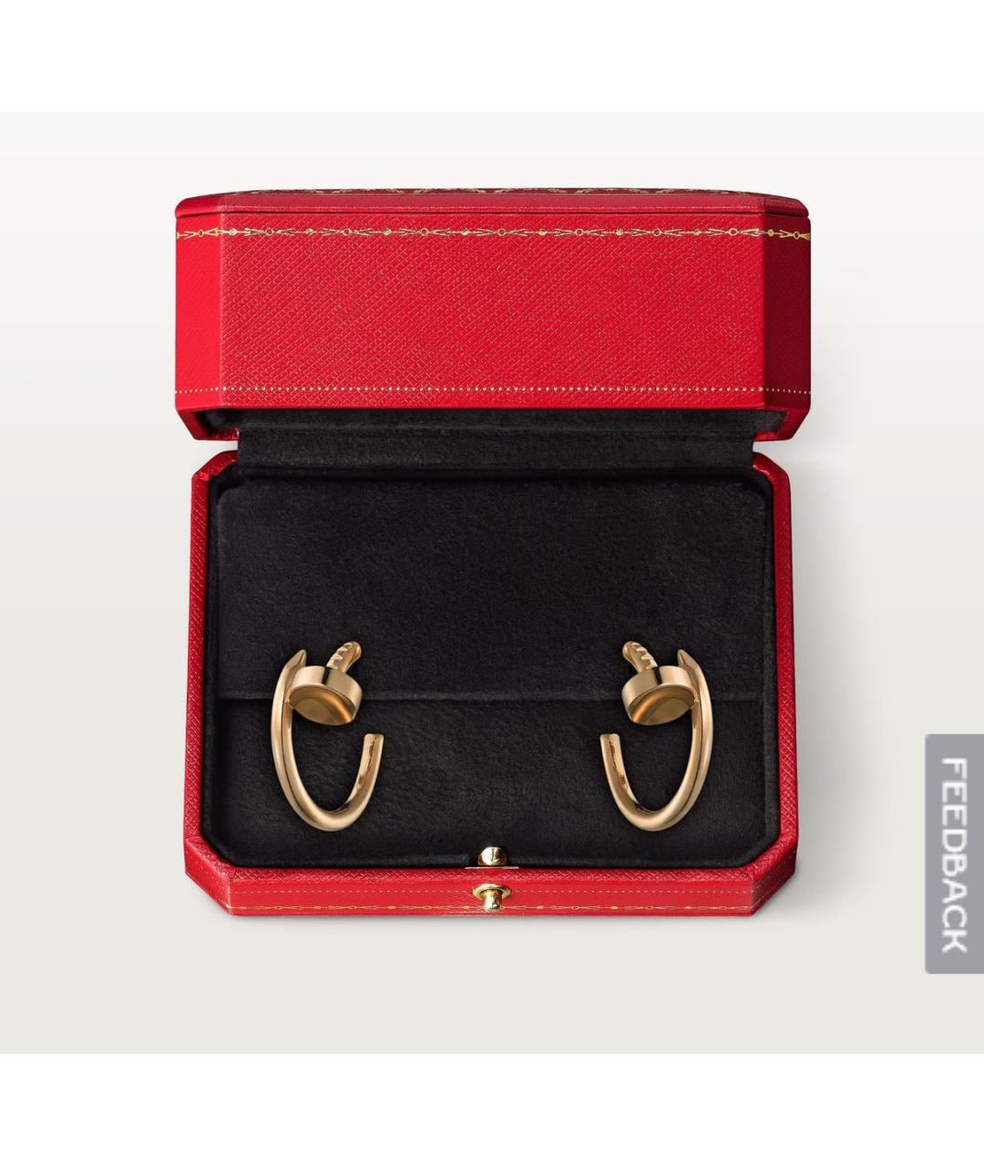 CARTIER Золотые серьги из желтого золота, фото 3