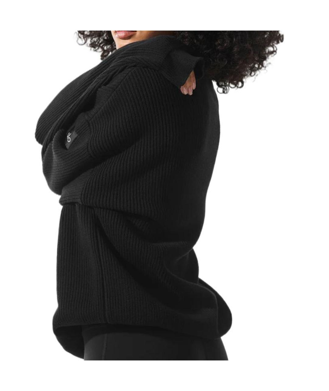 ALO YOGA Черный джемпер / свитер, фото 2