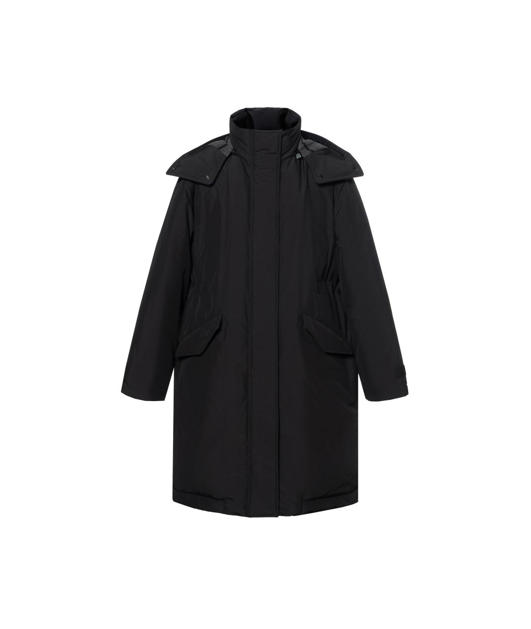 BURBERRY Черный пуховик, фото 2