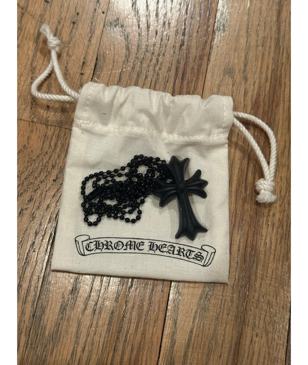 CHROME HEARTS Черная цепочка/подвеска, фото 2