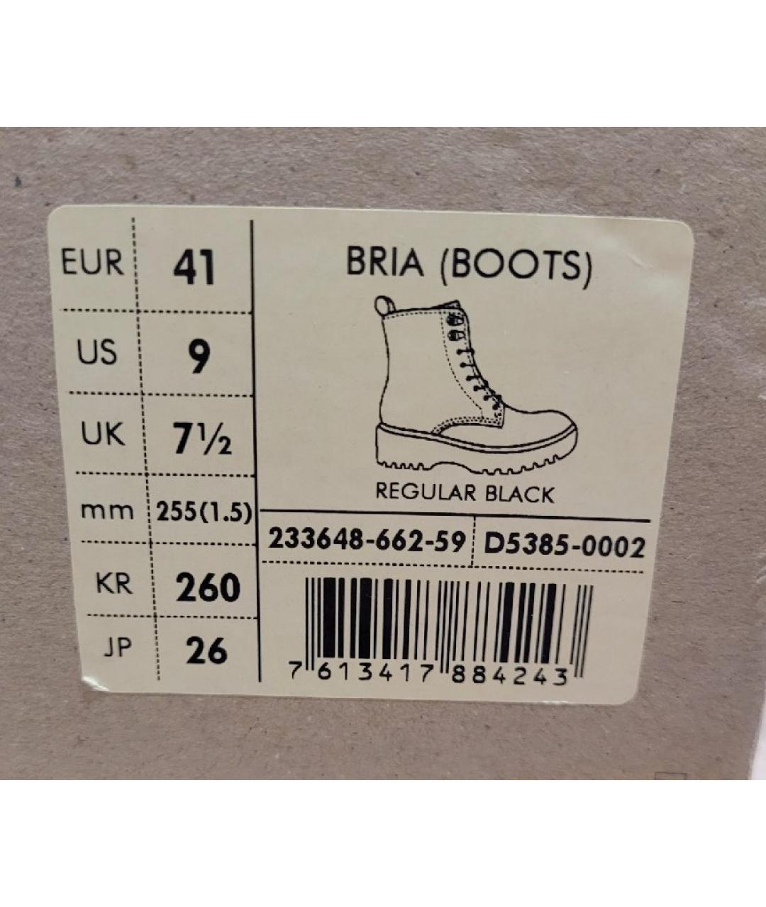 LEVI'S Черные кожаные ботинки, фото 6