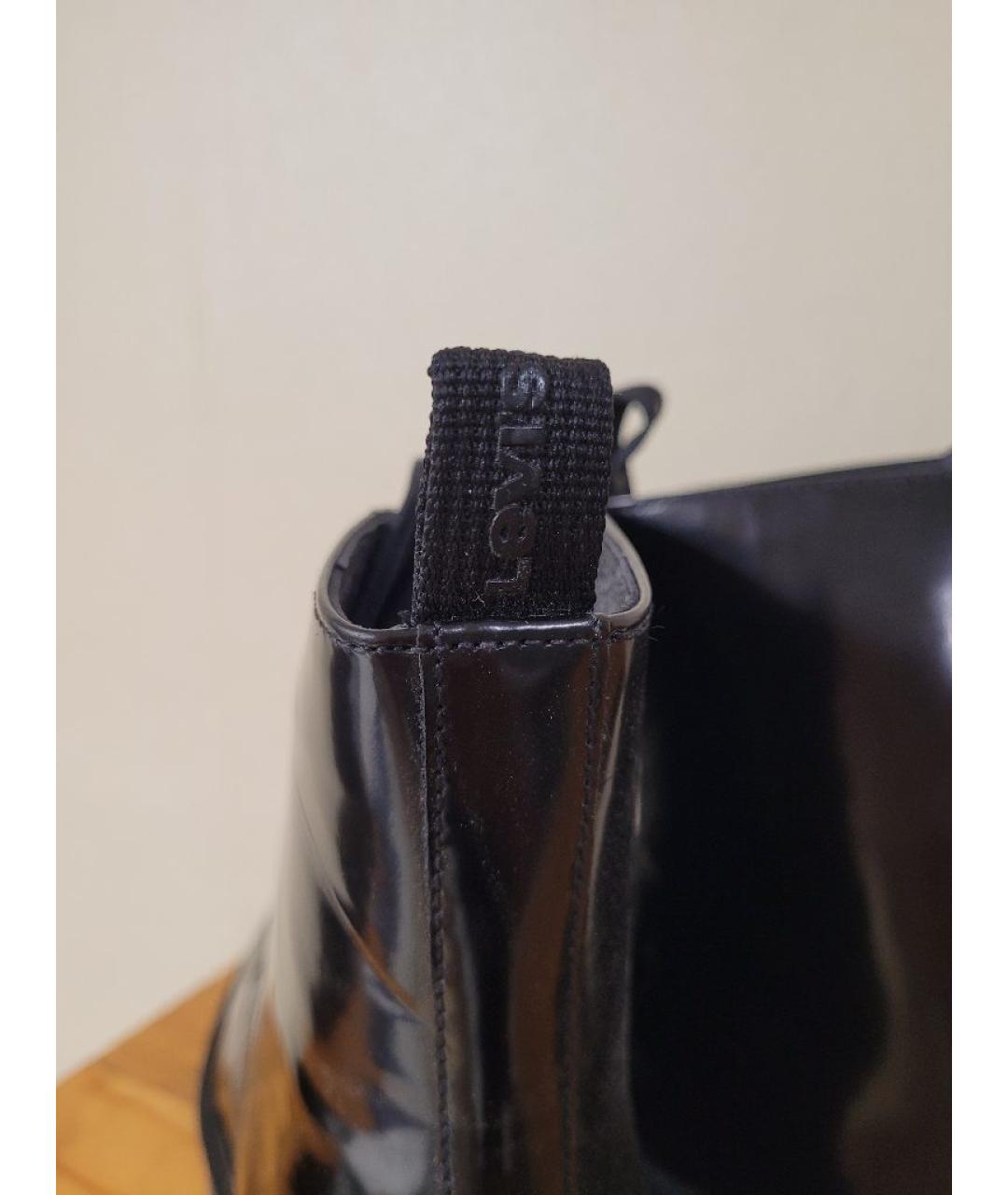 LEVI'S Черные кожаные ботинки, фото 4