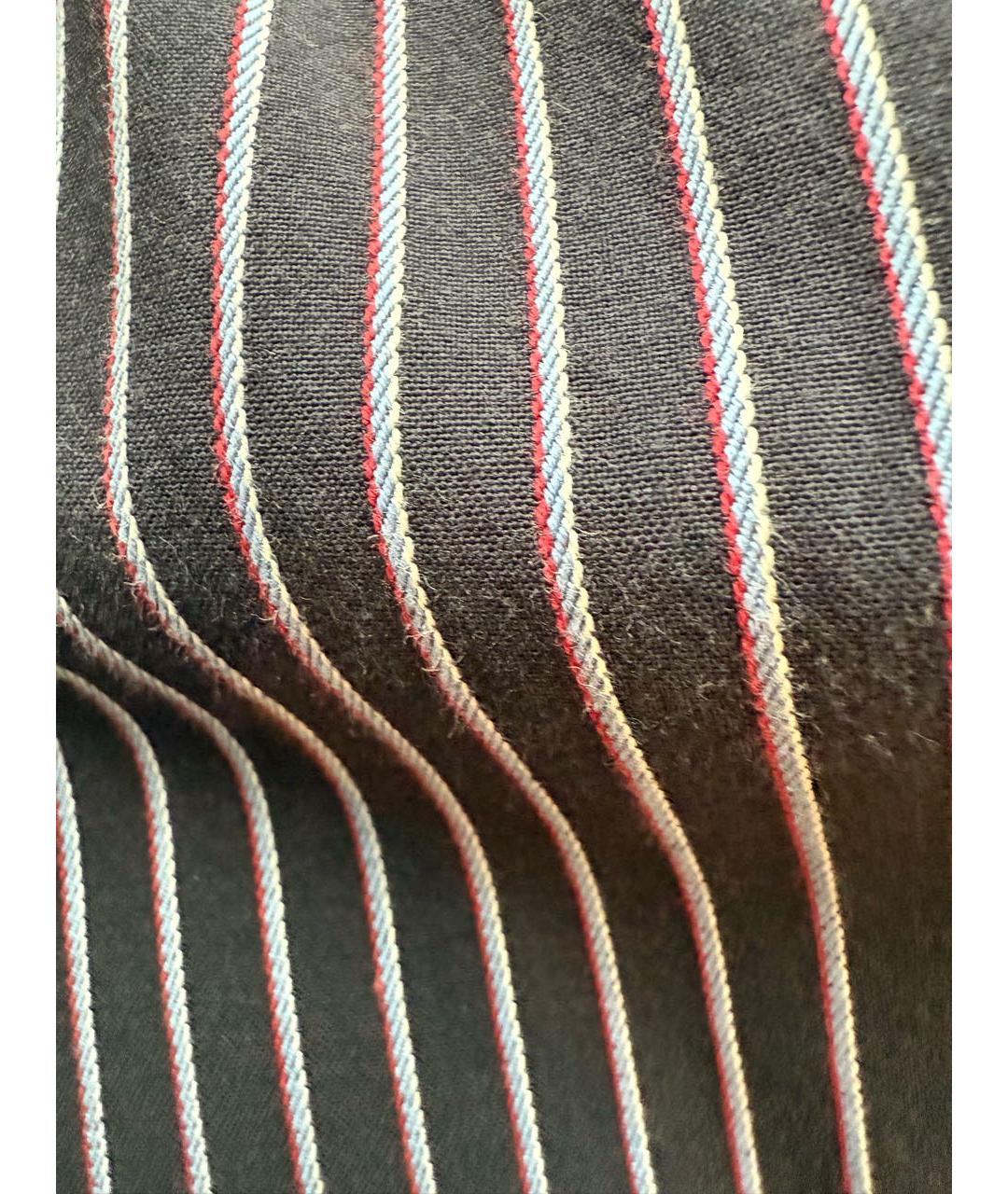 ARMANI JEANS Темно-синяя хлопковая кэжуал рубашка, фото 5