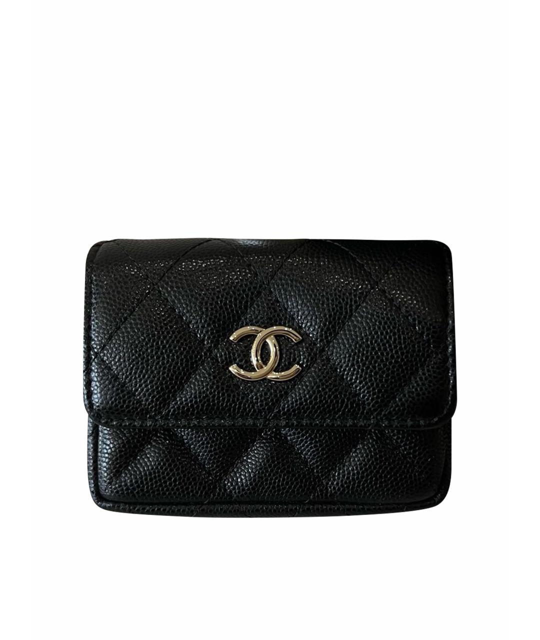 CHANEL Черная кожаная сумка через плечо, фото 1