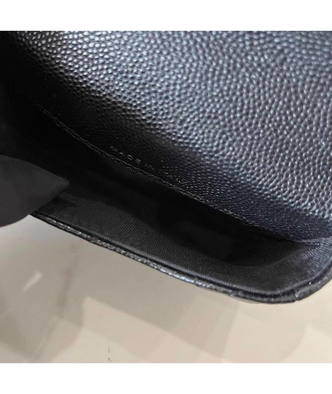 CHANEL Черная кожаная сумка через плечо, фото 6