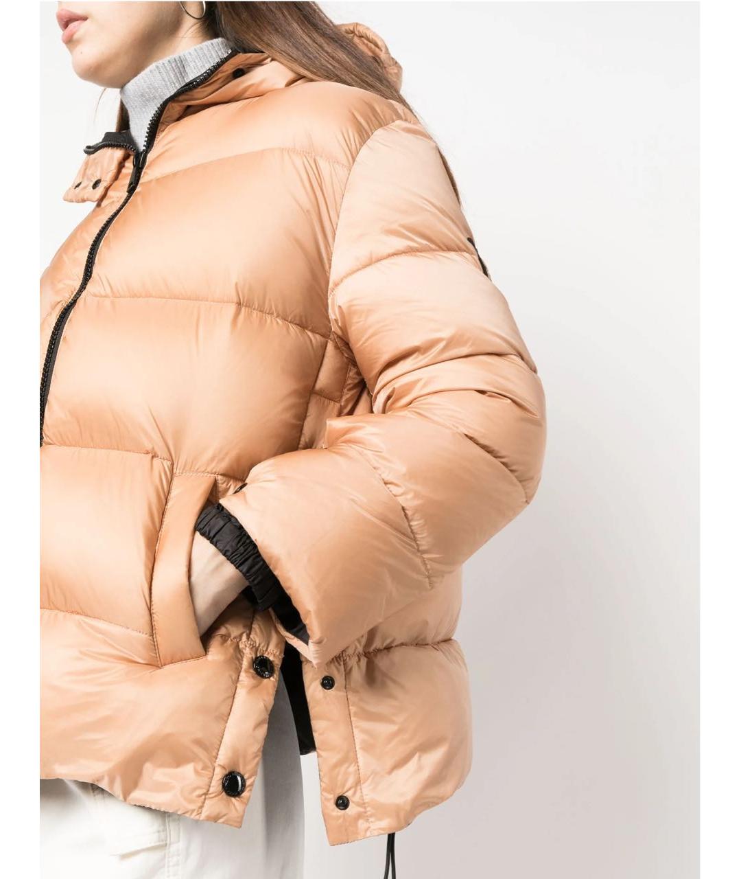 ERMANNO FIRENZE Золотой полиэстеровый пуховик, фото 4